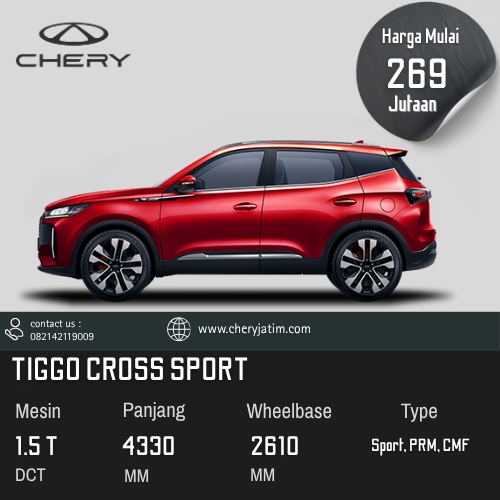 HARGA OTR tiggo cross sport